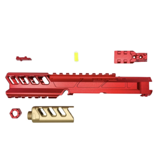 CTM Airsoft AAP-01/C FUKU-2 CNC UPPER SET - Long General Version - Red/Gold