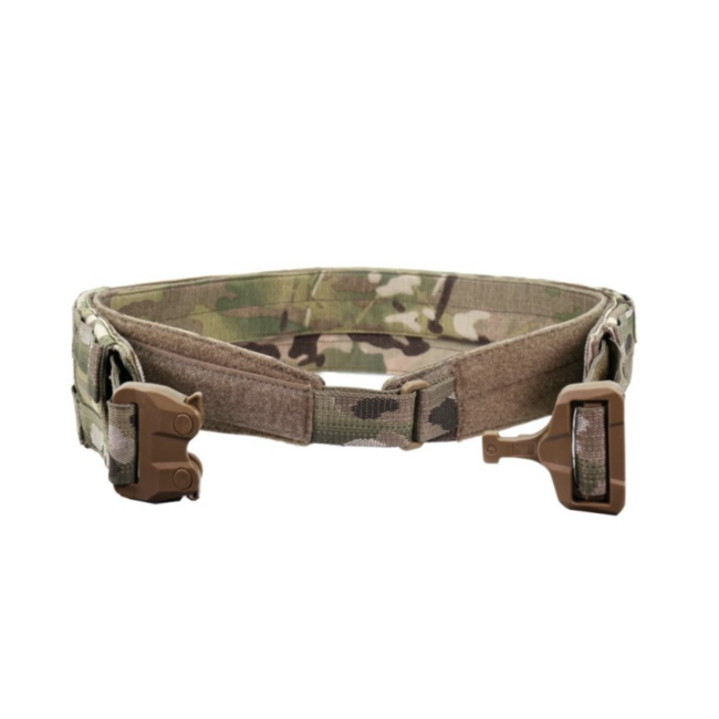 Warrior Assault Systems Low Profile  Molle  Belt  with  Polymer cobra belt - Multicam