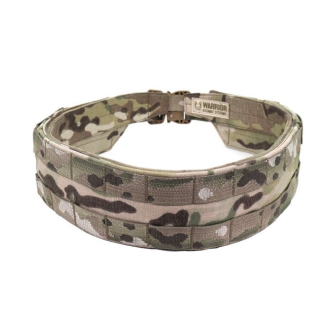 Warrior Assault Systems Low Profile  Molle  Belt  with  Polymer cobra belt - Multicam