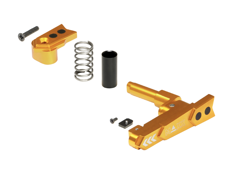 Maxx Model CNC Aluminum Advanced Magazine Release Style A - Dark Earth
