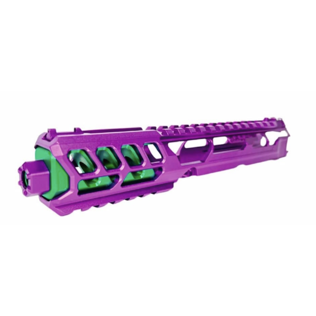 CTM Airsoft AAP-01/C FUKU-2 CNC UPPER SET - Long Cutout Version - Voilet/Green