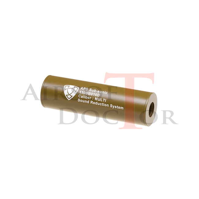 APS 110mm Silencer CCW - Tan