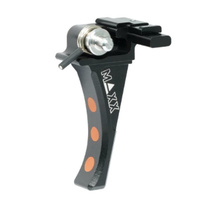 Maxx Model CNC Aluminum Advanced Speed Trigger (Style D) (Black) for EVO-3