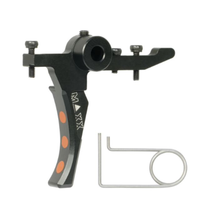 Maxx Model CNC Aluminum Advanced Speed Trigger (Style D) (Black) for MTW