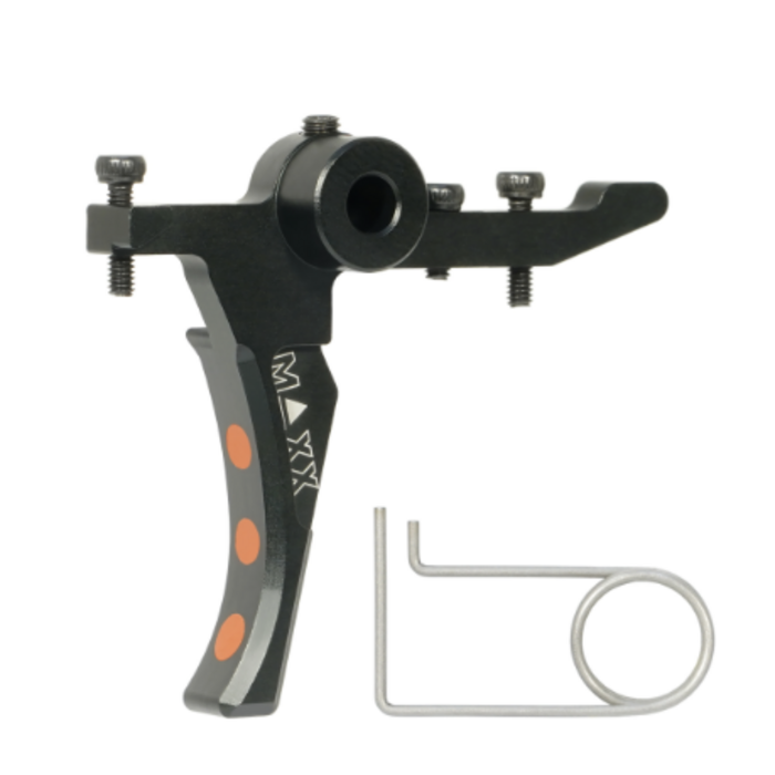 Maxx Model CNC Aluminum Advanced Speed Trigger (Style D) (Black) for MTW