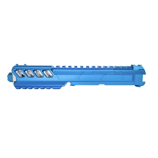 CTM Airsoft AAP-01/C FUKU-2 CNC UPPER SET - Long General Version - Blue/Silver