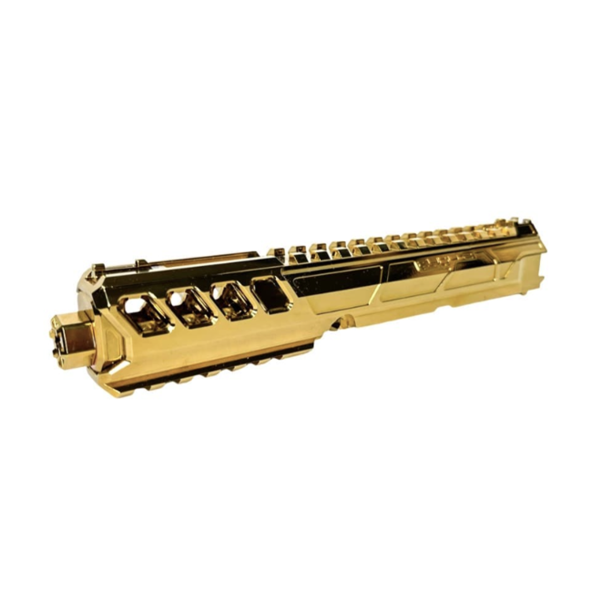 CTM Airsoft AAP-01/C FUKU-2 CNC UPPER SET - Long General Version - Diamond Gold