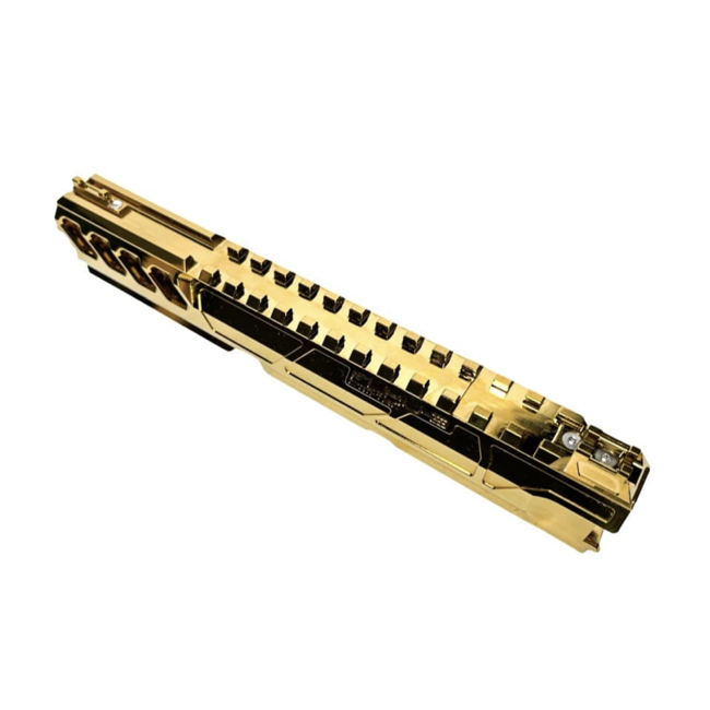 CTM Airsoft AAP-01/C FUKU-2 CNC UPPER SET - Long General Version - Diamond Gold