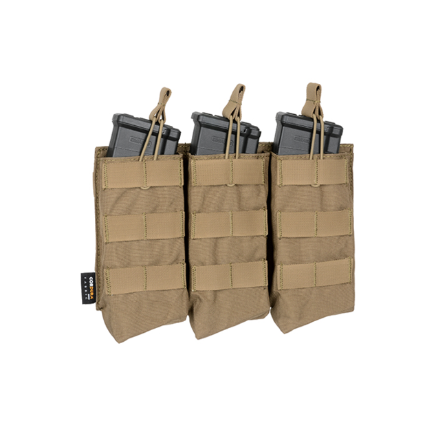 Open Top Triple 7.62X39 AK Magazine Pouch - Coyote