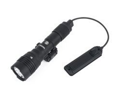 WADSN Led Flashlight 500 Lumens (Strobo) - Black