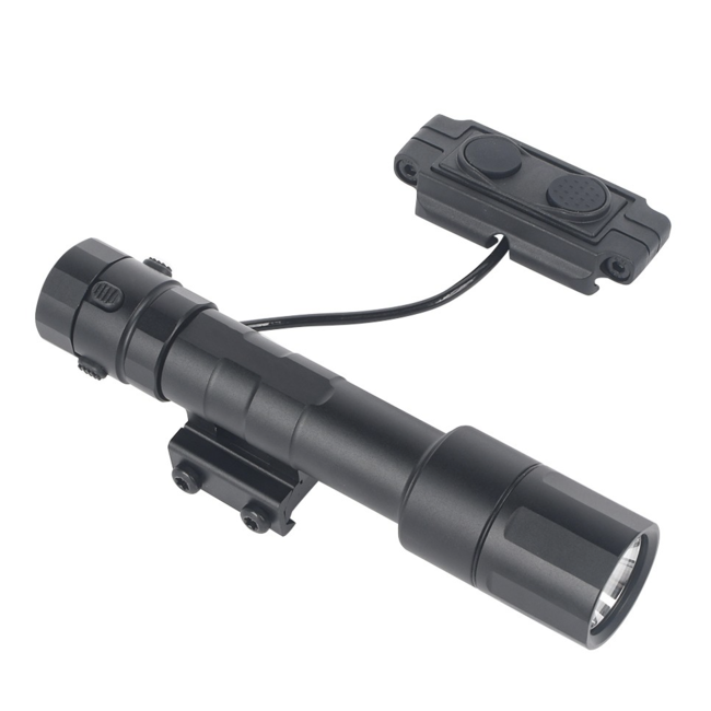 WADSN Tactical Led Flashlight 1300 Lumens - Black