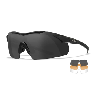 WileyX WX Vapor Comm 2.5 - 3 lens kit - Black Frame