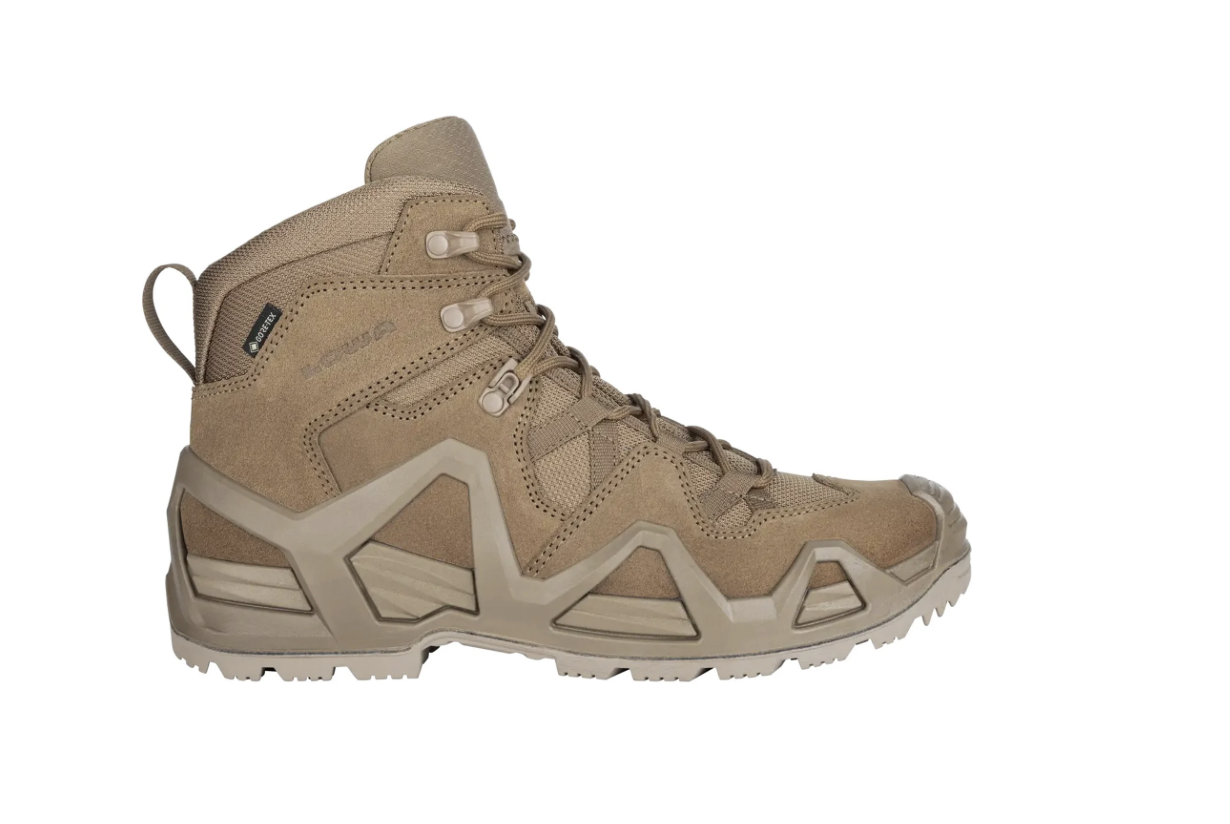 LOWA Zephyr MK2 GTX Lo TF Desert - Scarpe Tattiche Basse In Pelle, Suola In Gomma, Chiusura Stringata, Colore Deserto