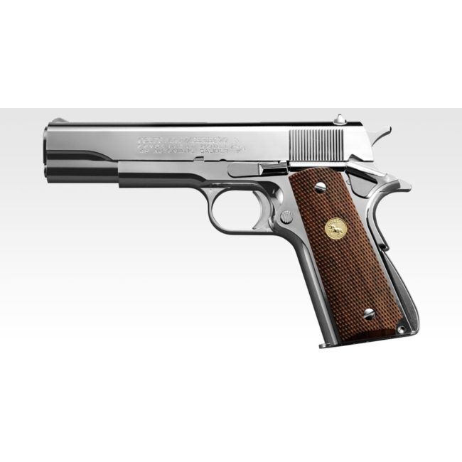 Tokyo Marui Mk IV Series 70 GBB Pistol - Nickel Finish