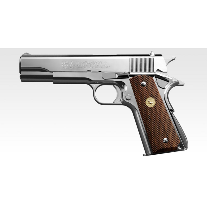 Tokyo Marui Mk IV Series 70 GBB Pistol - Nickel Finish