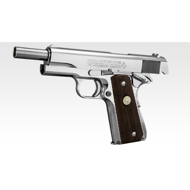 Tokyo Marui Mk IV Series 70 GBB Pistol - Nickel Finish