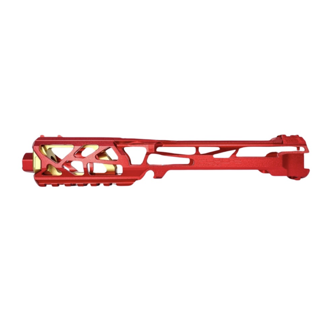 CTM Airsoft AAP-01/C FUKU-2 CNC UPPER - SKELETON - Red/Gold