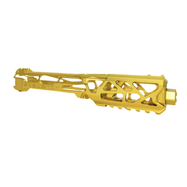 CTM Airsoft AAP-01/C FUKU-2 CNC UPPER - SKELETON - Gold/Gold