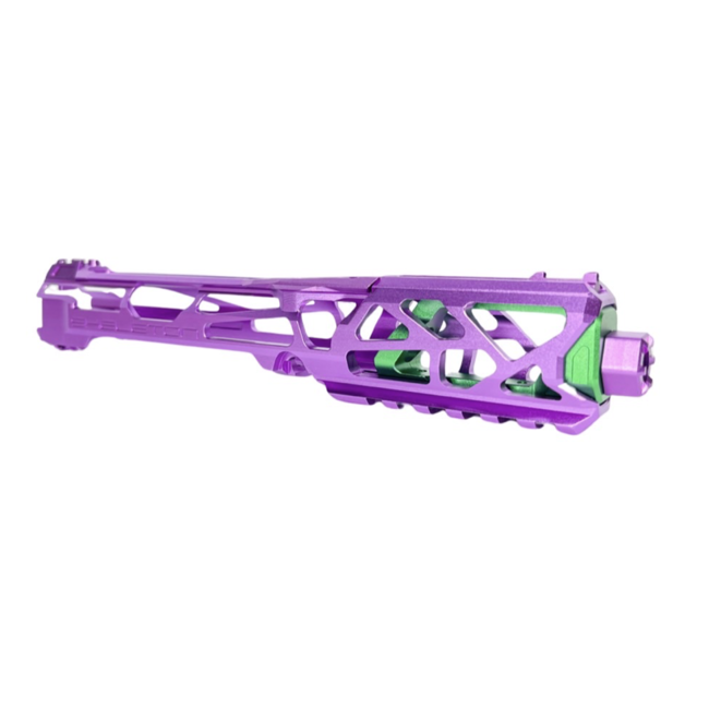 CTM Airsoft AAP-01/C FUKU-2 CNC UPPER - SKELETON - Violet/Green
