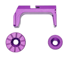 CTM Airsoft FUKU-2 Frame CNC Magazine Release Set - Violet