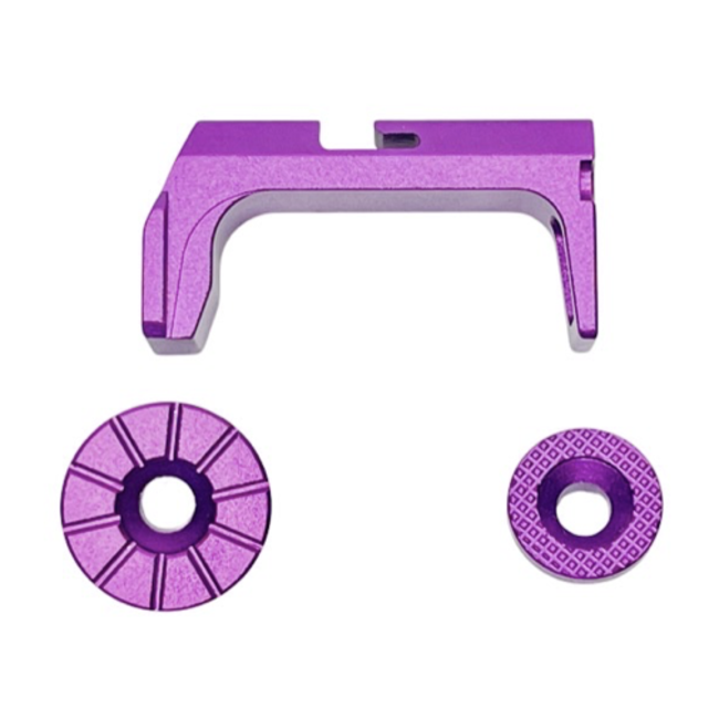 CTM Airsoft FUKU-2 Frame CNC Magazine Release Set - Violet