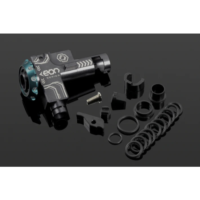 Gate Electronics EON Hop-Up Chamber - Titanium housing + Red rotary dial