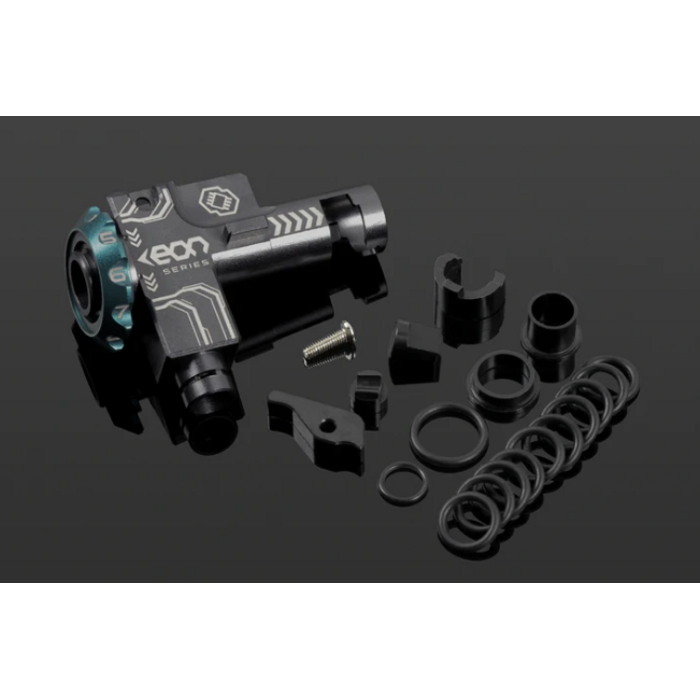 Gate Electronics EON Hop-Up Chamber - Titanium housing + Red rotary dial