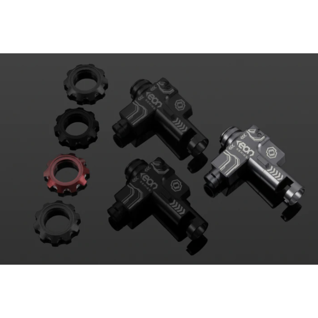 Gate Electronics EON Hop-Up Chamber - Titanium housing + Red rotary dial