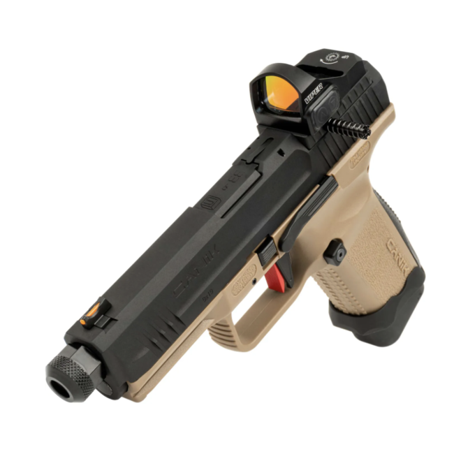 Cybergun CANIK Optic Plate & Charging Handle Set - Black