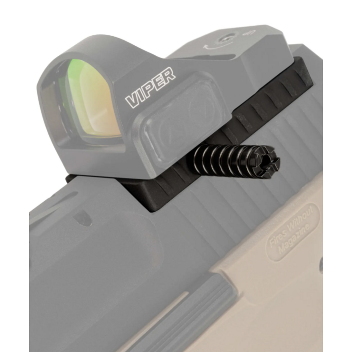 Cybergun CANIK Optic Plate & Charging Handle Set - Black