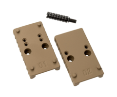 Cybergun CANIK Optic Plate & Charging Handle Set - Tan