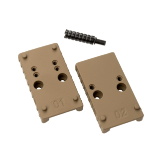 Cybergun CANIK Optic Plate & Charging Handle Set - Tan