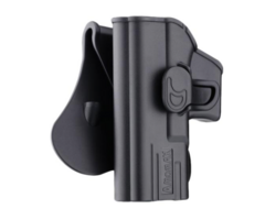 Amomax Paddle Holster for G19/23/32/19X - Black - Left Handed