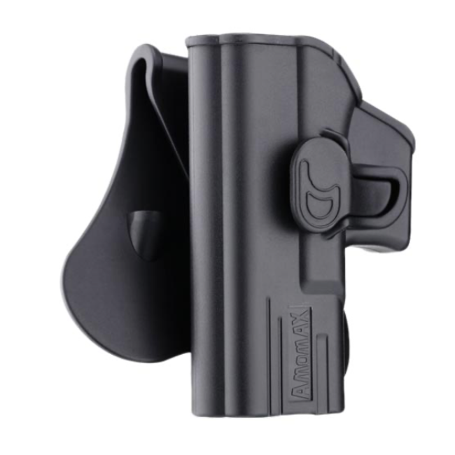 Amomax Paddle Holster for G19/23/32/19X - Black - Left Handed