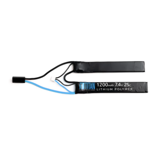 Titan Power LiPo 1200mAh 7.4v 25C Nunchuck - Tamiya