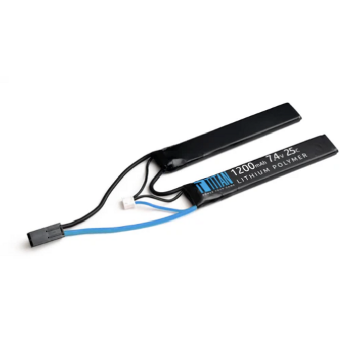 Titan Power LiPo 1200mAh 7.4v 25C Nunchuck - Tamiya