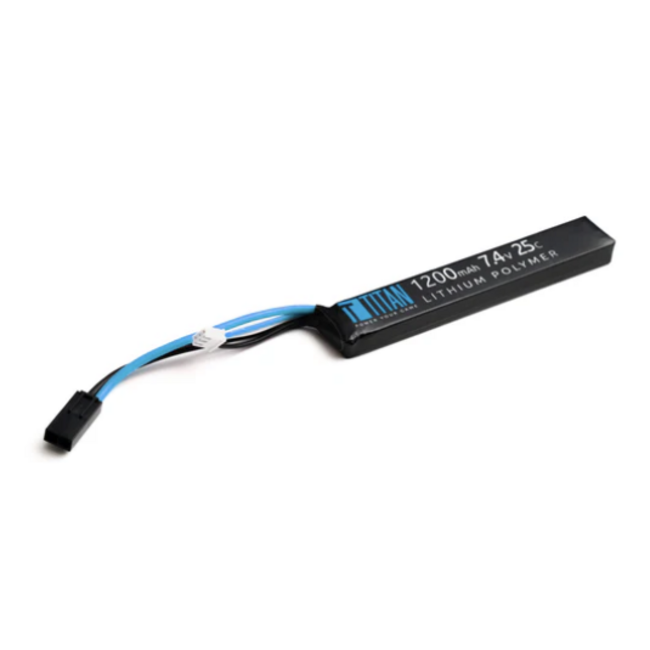 Titan Power LiPo 1200mAh 7.4v 25C Stick - Tamiya