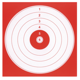 BO Manufacture 10 Targets - 14x14 cm