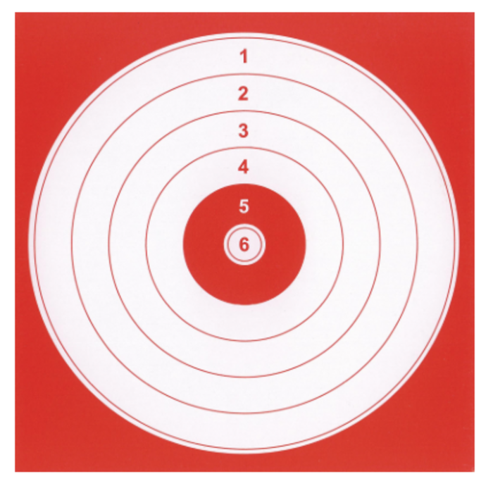 BO Manufacture 10 Targets - 14x14 cm