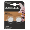 Duracell Pack of 2 CR2032 lithium batteries 3 volts