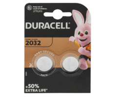 Duracell Pack of 2 CR2032 lithium batteries 3 volts