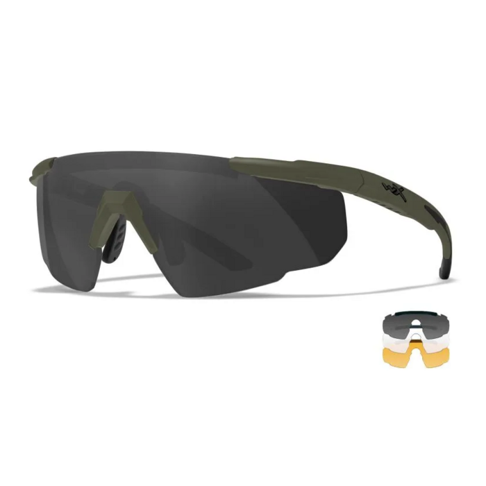 WileyX Saber Advanced - 3 lens kit - OD Frame
