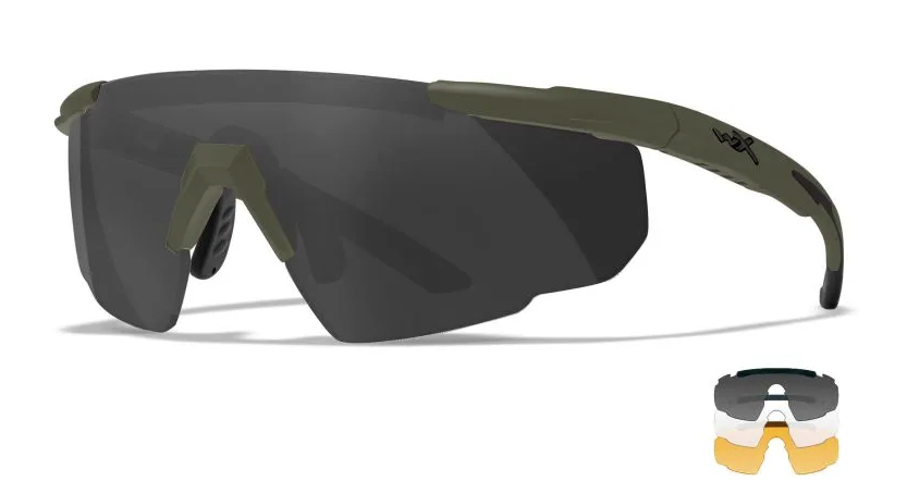 WileyX Saber Advanced - 3 lens kit - OD Frame