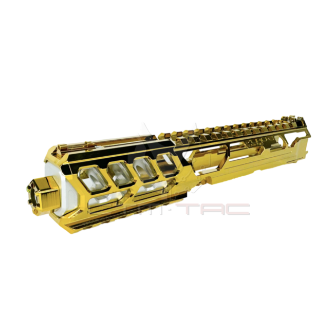CTM Airsoft AAP-01/C FUKU-2 CNC UPPER SET - Long Cutout Version - Electroplated Gold