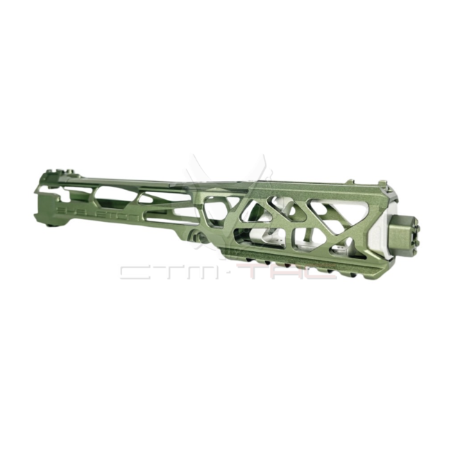 CTM Airsoft AAP-01/C FUKU-2 CNC UPPER - SKELETON - Army Green/Silver