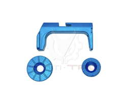 CTM Airsoft FUKU-2 Frame CNC Magazine Release Set - Blue