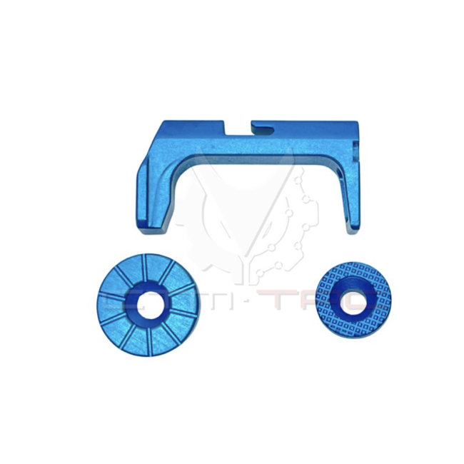 CTM Airsoft FUKU-2 Frame CNC Magazine Release Set - Blue