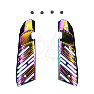 CTM Airsoft Fuku-2 Frame CNC Side Panel - Electroplated Rainbow