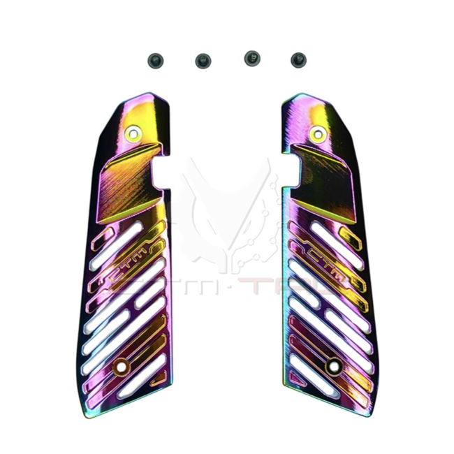 CTM Airsoft Fuku-2 Frame CNC Side Panel - Electroplated Rainbow