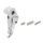 CNC Aluminum Adjustable Trigger AAP-01/C - Silver